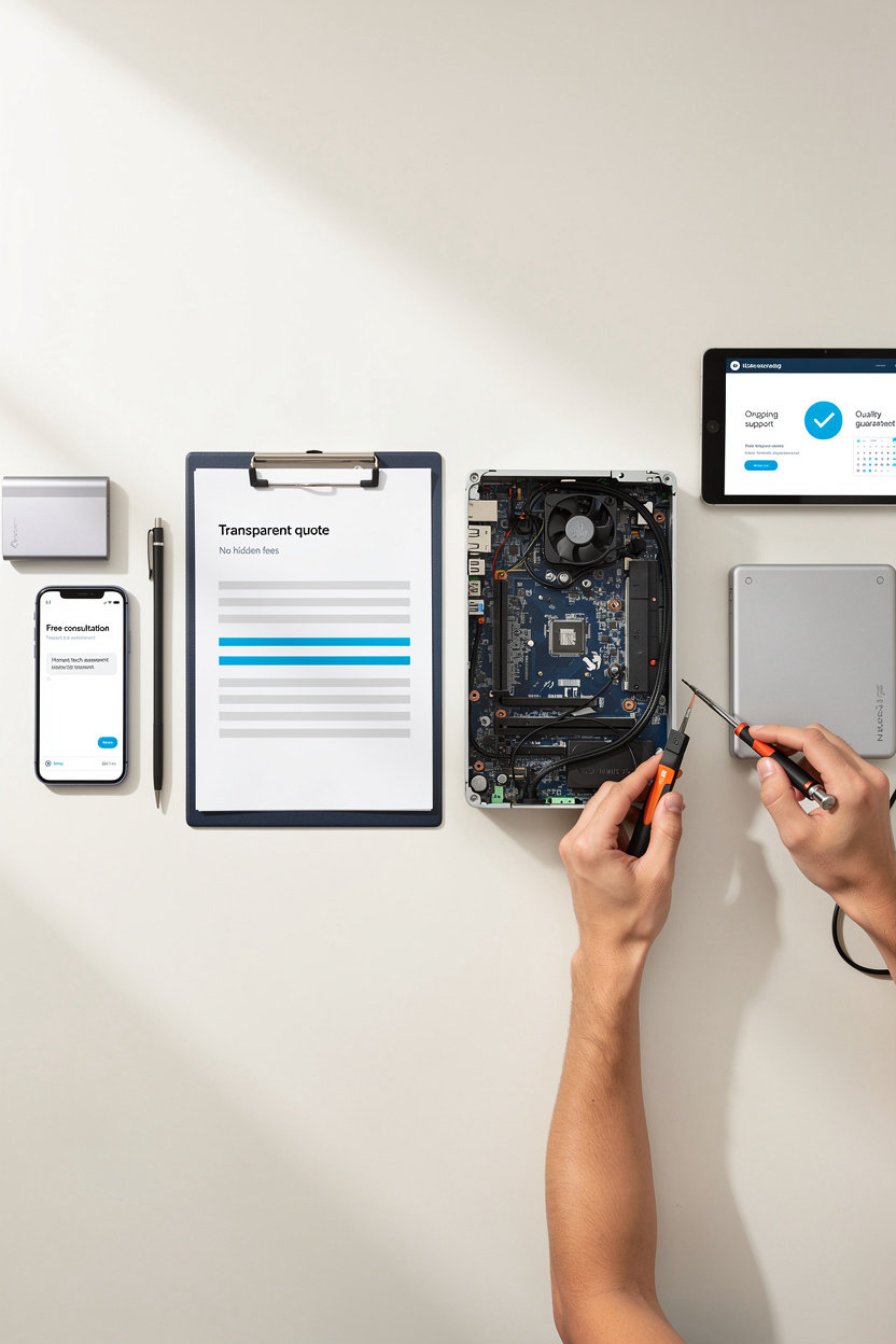 Zuun professional team providing same-day computer repair and consultation in Columbus, OH